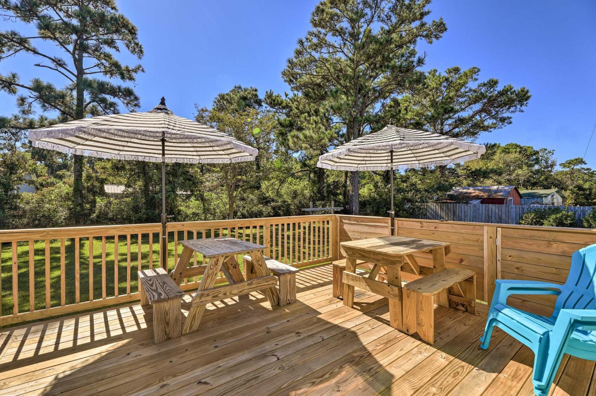 The Willowberry House With Deck And Grill! Harkers Island Екстер'єр фото