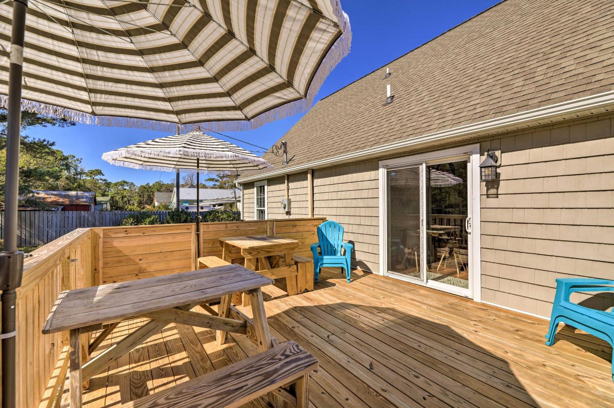 The Willowberry House With Deck And Grill! Harkers Island Екстер'єр фото